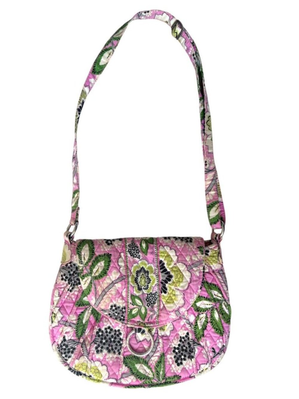 Vera Bradley Priscilla Pink Crossbody Mail Bag
